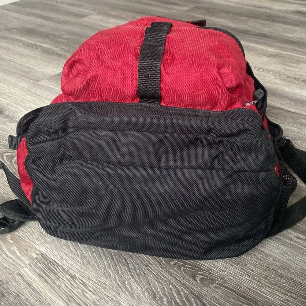 Vintage '90s Polo Sport Ralph Lauren Large Backpack Flag Logos Pockets Street